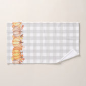 Fallkürbisginghambadezimmer-Handtuch Handtuch (Handtuch)