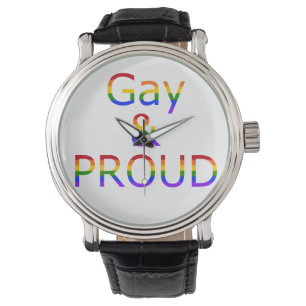 Falll Gay und Stolz Armbanduhr