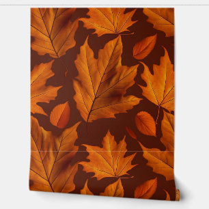 Fallleaf-Muster in Herbstfarben Tapete