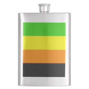 Fallln-Aromantische Flagge Flachmann