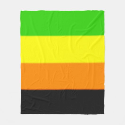 Fallln-Aromantische Flagge Fleecedecke (Vorderseite)