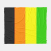 Fallln-Aromantische Flagge Fleecedecke (Vorderseite (Horizontal))