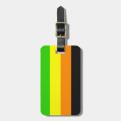 Fallln-Aromantische Flagge Gepäckanhänger (Vorderseite vertikal)