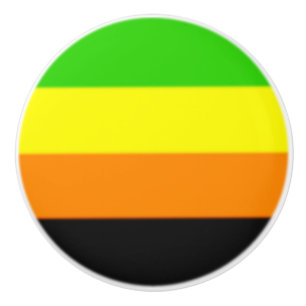 Fallln-Aromantische Flagge Keramikknauf