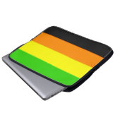 Fallln-Aromantische Flagge Laptopschutzhülle (Vorne Knopf)
