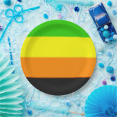 Fallln-Aromantische Flagge Pappteller (Party)