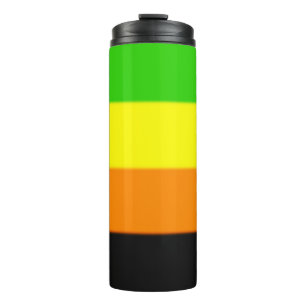 Fallln-Aromantische Flagge Thermosbecher