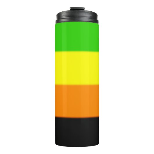 Fallln-Aromantische Flagge Thermosbecher (Vorderseite)
