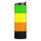 Fallln-Aromantische Flagge Thermosbecher (Nach links gedreht)