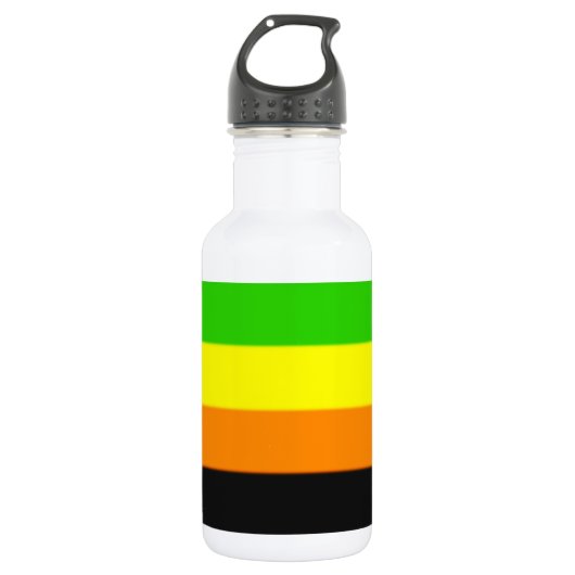Fallln-Aromantische Flagge Trinkflasche (Vorderseite)