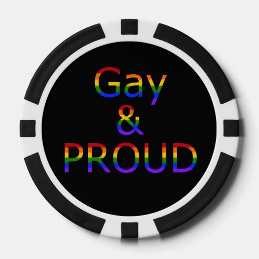 Fallln Gay und Stolz Pokerchips (Vorderseite)