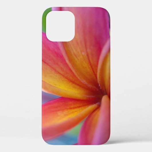 Fallmädchen in der rosa tropischen Plumeria-Blume Case-Mate iPhone Hülle (Rückseite)