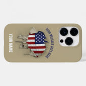 Fallmädchen, zerrissene und gedrehte amerikanische Case-Mate iPhone hülle (Rückseite (Horizontal))