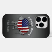 Fallmädchen, zerrissene und gedrehte amerikanische Case-Mate iPhone hülle (Rückseite (Horizontal))