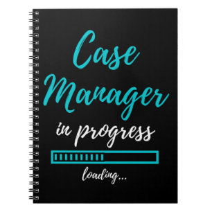 Fallmanager im Gange Notizblock