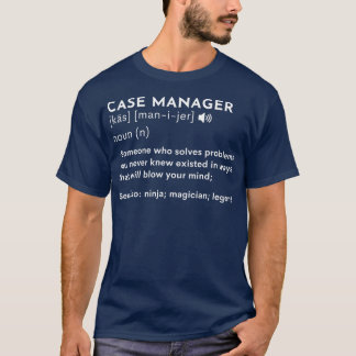 Fallmanager im Krankenhaus Superhuman im Gesundhei T-Shirt