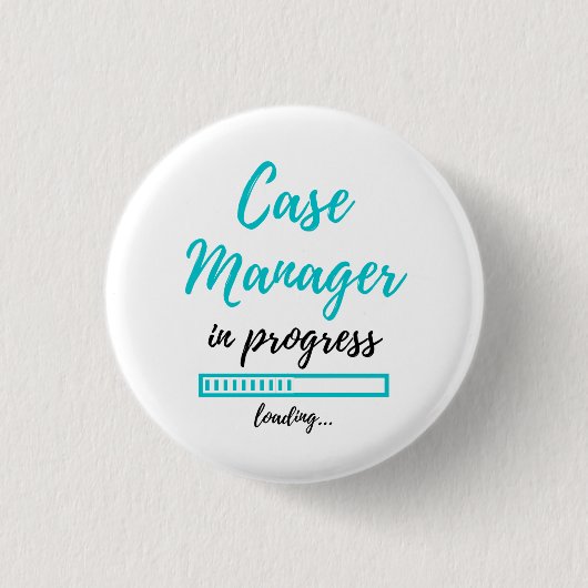 Fallmanager in Progress 2 Button (Vorderseite)