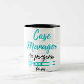 Fallmanager in Progress 2 Zweifarbige Tasse (Mittel)