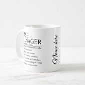 Fallmanager Kaffeetasse (Vorderseite Links)