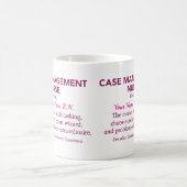 Fallmanager-Krankenschwester Definition, Personali Kaffeetasse (Mittel)