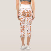 Fallmuster Capri Leggings (Rückseite)