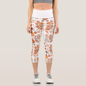 Fallmuster Capri Leggings (Vorderseite)