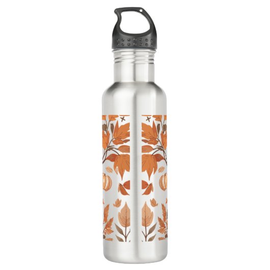 Fallmuster Edelstahlflasche (Rückseite)