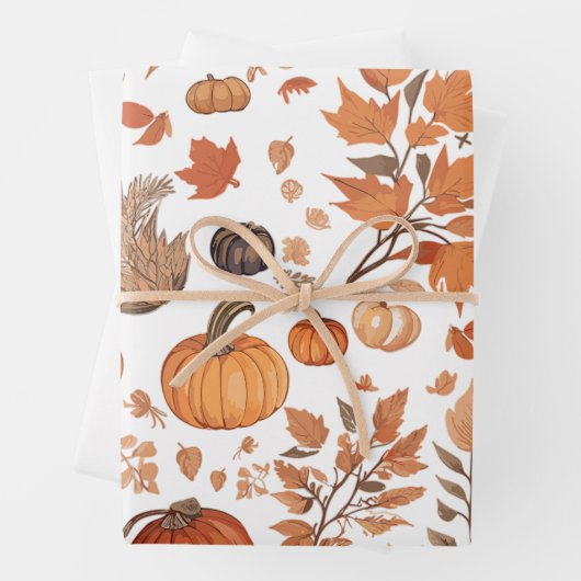 Fallmuster Geschenkpapier Set (Beispiel)