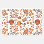 Fallmuster Geschenkpapier Set (Vorderseite 2)