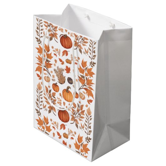 Fallmuster Mittlere Geschenktüte (Rückseite Schrägansicht)