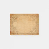 Falln alterte gerahmtes Papier Post-it Klebezettel (Vorderseite)