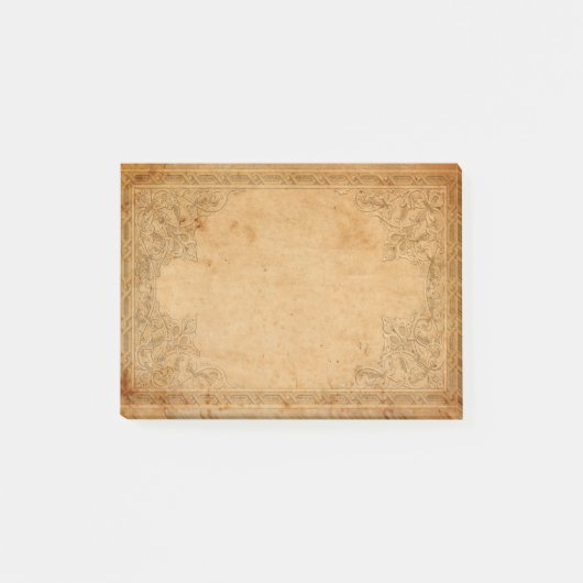 Falln alterte gerahmtes Papier Post-it Klebezettel (Vorderseite)