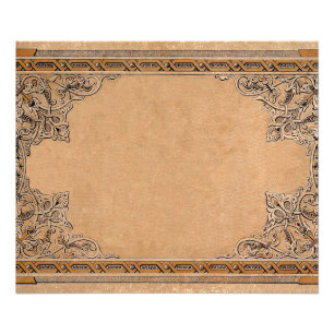 Falln altes Knüpfarbeit-Papier Fotodruck