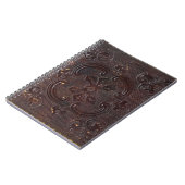 Falln altes ledernes Buch (Linke Seite)