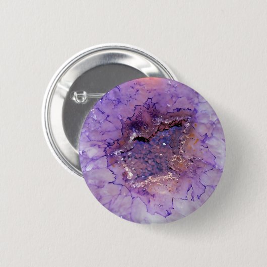 Falln Amethyst Geode Button (Vorne & Hinten)