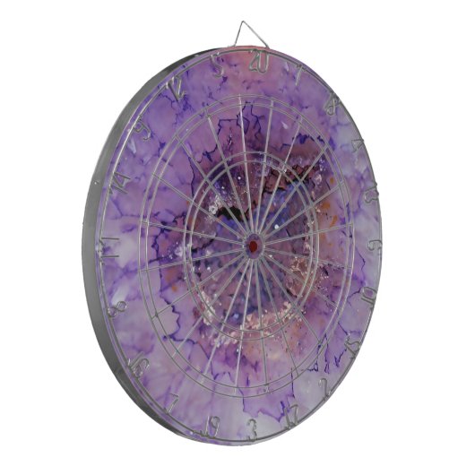 Falln Amethyst Geode Dartscheibe (Vorderseite Links)