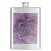 Falln Amethyst Geode Flachmann (Vorderseite)