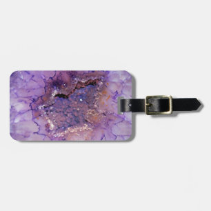 Falln Amethyst Geode Gepäckanhänger