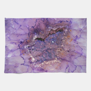 Falln Amethyst Geode Geschirrtuch