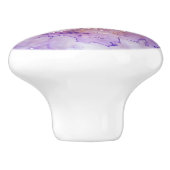 Falln Amethyst Geode Keramikknauf (Seitenansicht)