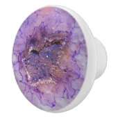 Falln Amethyst Geode Keramikknauf (Rechts)
