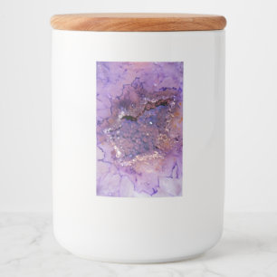 Falln Amethyst Geode Lebensmitteletikett