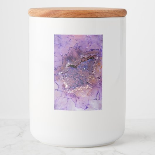 Falln Amethyst Geode Lebensmitteletikett (Vorderseite)