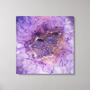 Falln Amethyst Geode Leinwanddruck