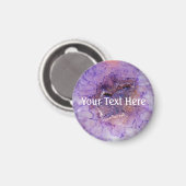 Falln Amethyst Geode Magnet (Vorderseite/Rückseite)