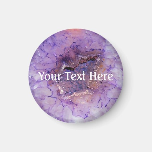 Falln Amethyst Geode Magnet (Vorne)