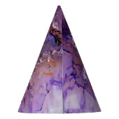 Falln Amethyst Geode Partyhütchen (Rückseite)