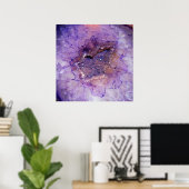 Falln Amethyst Geode Poster (Heimbüro)