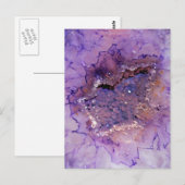 Falln Amethyst Geode Postkarte (Vorne/Hinten)