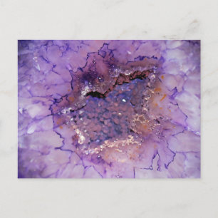 Falln Amethyst Geode Postkarte